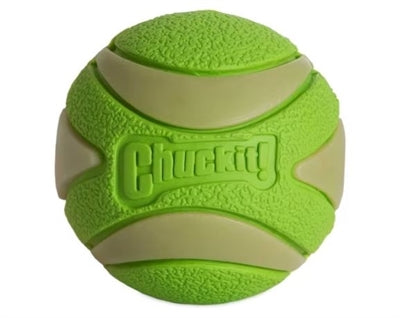 Chuckit Max Glow Ultra Squeeker Ball Grün 6 CM